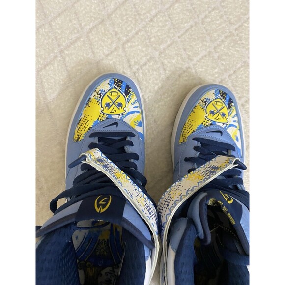 Nike Air Force 1 Mid Premium Michael Vick Collection Royale Blue 2006 Size 12.5 - Picture 13 of 16